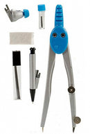 passerset 19 x 10 cm staal blauw 7-delig