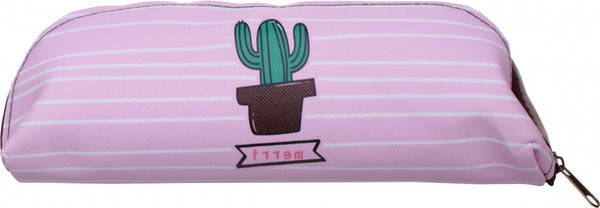 pennenetui meisjes 20 x 4 x 6,5 cm PVC roze