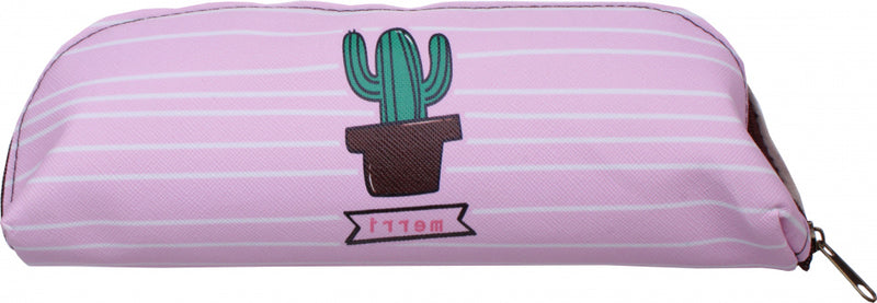 pennenetui meisjes 20 x 4 x 6,5 cm PVC roze