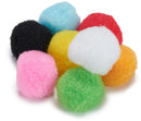 pompoms 2,5 cm textiel 12 stuks