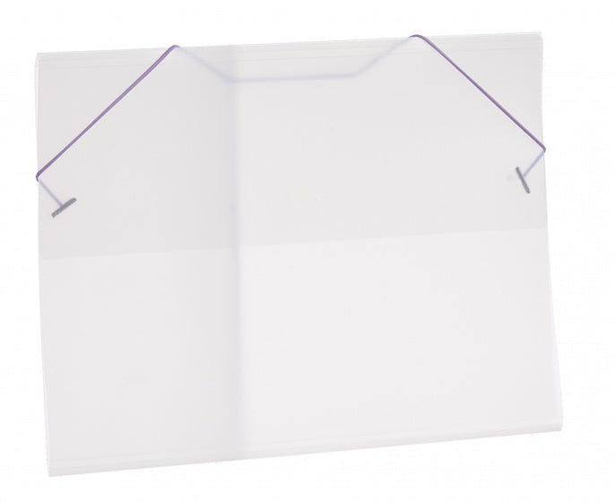 portfoliomap 26 x 35,5 cm A4 transparant/paars