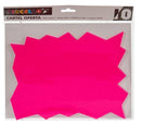 promotiestickers 25 x 26,5 cm papier roze 10 stuks