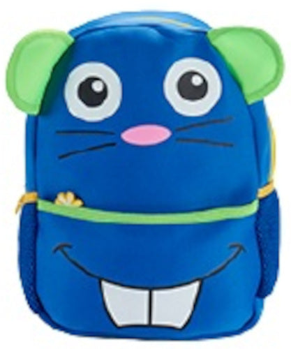 rugzak Little Mouse 6,4 liter polyester blauw/groen