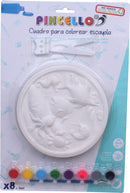 schilderschijf zeedieren junior 24 ml gips wit 11-delig