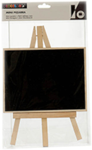 schildersezel vierkant 21 x 33 cm hout naturel/zwart