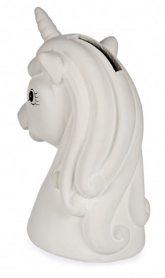 spaarpot verfset junior 14,5 cm keramiek wit 8-delig