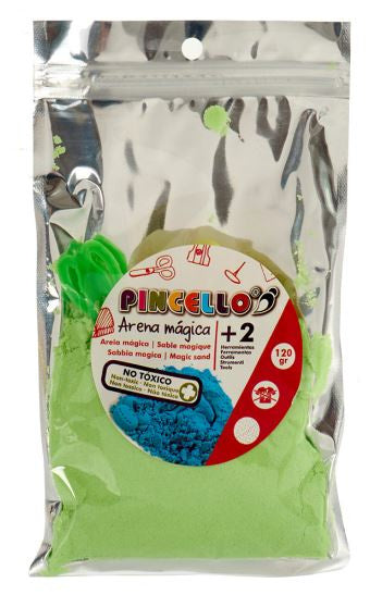 speelzand Magic junior 120 gram groen 3-delig