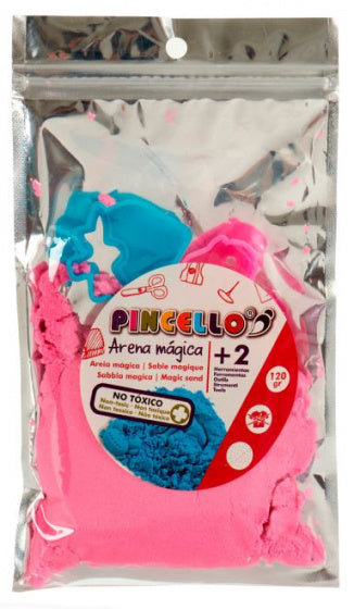 speelzand Magic junior 120 gram roze 3-delig