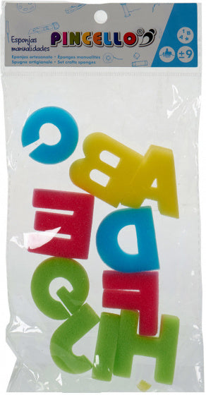 stempels letters foam 10 stuks