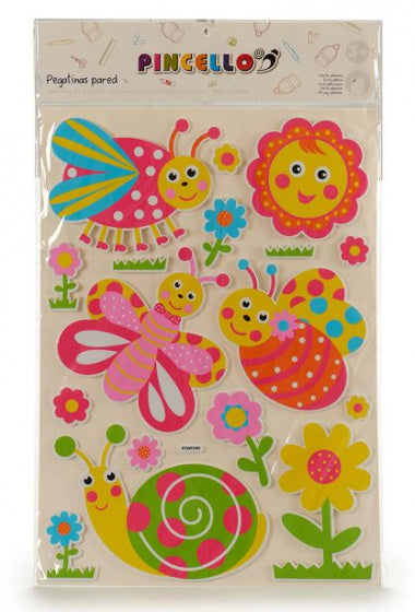 stickervel Insecten junior 83 x 51 cm