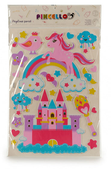 stickervel Kasteel junior 83 x 51 cm