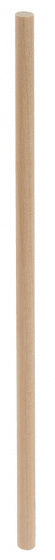 stokjes 9,5 x 0,5 cm hout naturel 20-delig