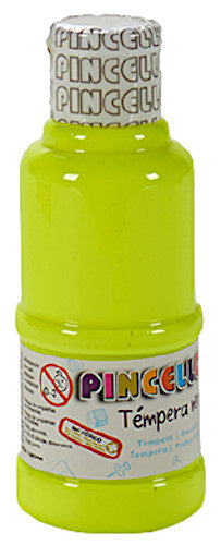 temperaverf Neon junior 120 ml geel