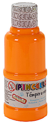 temperaverf Neon junior 120 ml oranje