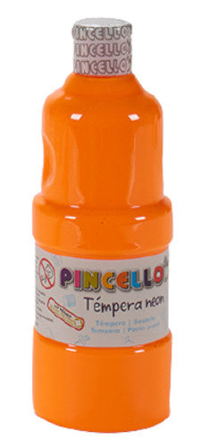 temperaverf Neon junior 400 ml oranje