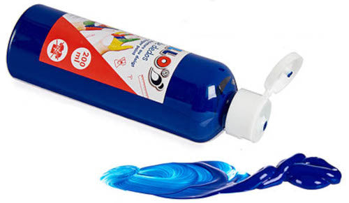 vingerverf junior 200 ml blauw