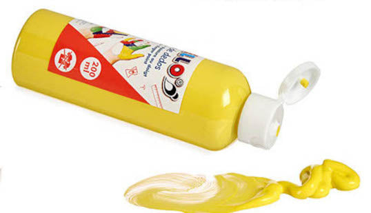 vingerverf junior 200 ml geel