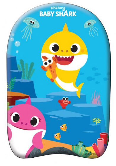 bodyboard Baby Shark junior 45 x 29 cm foam blauw