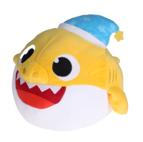 knuffel Baby Shark Good Night 45 cm pluche geel