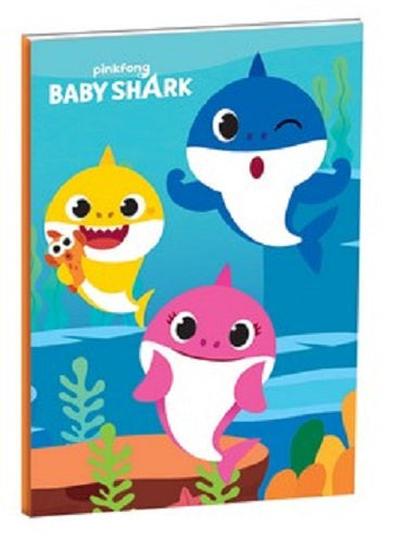 notitieboek Baby Shark B5 softcover 40 pagina's