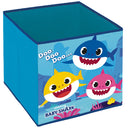 opbergbox Baby Shark junior 29 liter 31 x 31 cm blauw