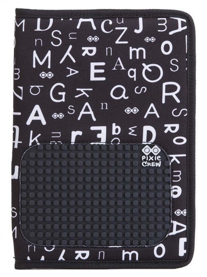 dagboek alfabet zwart A5