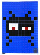 dagboek met siliconen paneel A5 blauw