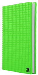 dagboek met siliconen paneel A5 groen