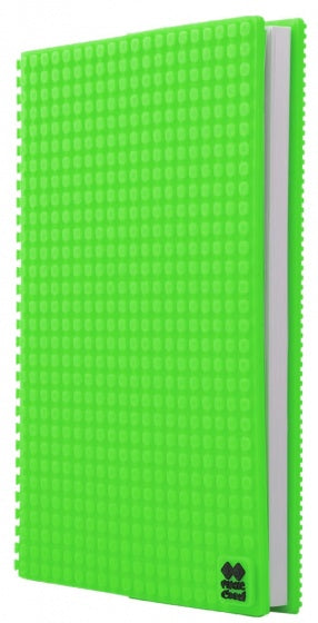 dagboek met siliconen paneel A5 groen