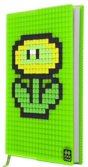 dagboek met siliconen paneel A5 groen