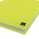 dagboek met siliconen paneel A5 neongeel