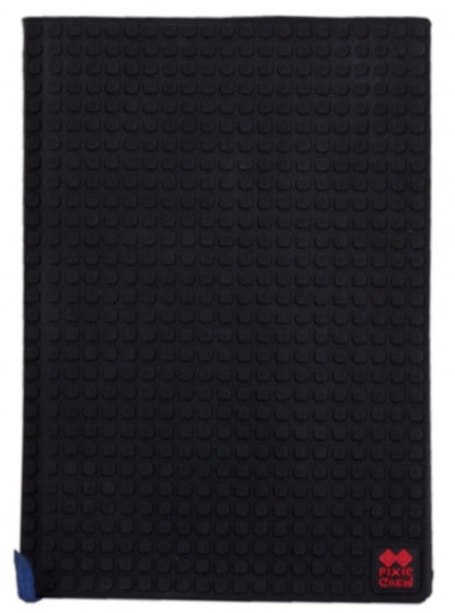 dagboek met siliconen paneel A5 zwart