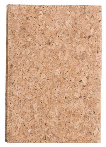 dagboek met siliconen paneel Cork A5 bruin