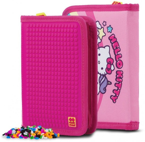 etui met pixels Hello Kitty 19 cm roze
