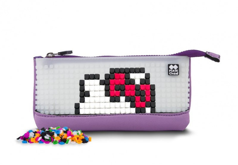 etui met pixels Hello Kitty 20 cm paars