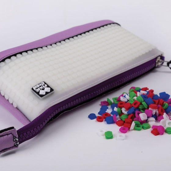 etui met pixels Hello Kitty 20 cm paars