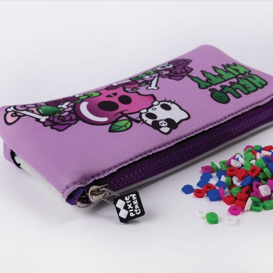 etui met pixels Hello Kitty 20 cm paars