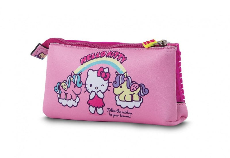 etui met pixels Hello Kitty 20 cm roze