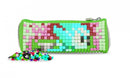 etui met siliconen paneel en pixels 20 cm groen