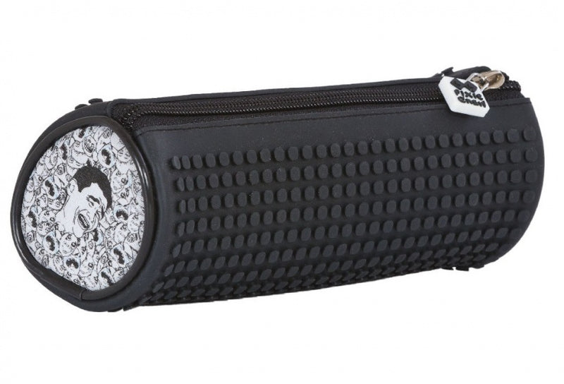 etui met siliconen paneel en pixels 20 cm zwart