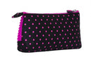 etui met siliconen zijkant 20 cm fuchsia/zwart