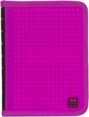 etui met siliconen zijkant en pixels 19 cm fuchsia