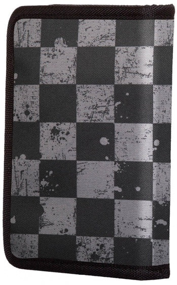 etui met siliconen zijkant en pixels 19 cm grijs