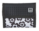portemonnee met paneel 13 cm zwart/wit