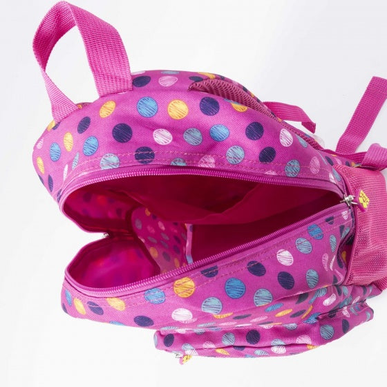 rugzak bubblegum met siliconen paneel 10 liter roze