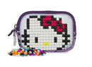 tasje met siliconenpaneel Hello Kitty 15 cm paars