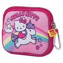 tasje met siliconenpaneel Hello Kitty 15 cm roze