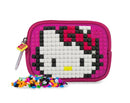 tasje met siliconenpaneel Hello Kitty 15 cm roze