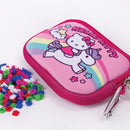 tasje met siliconenpaneel Hello Kitty 15 cm roze