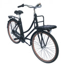 fietskrat vouwbaar 32 liter rood/zwart 2-delig